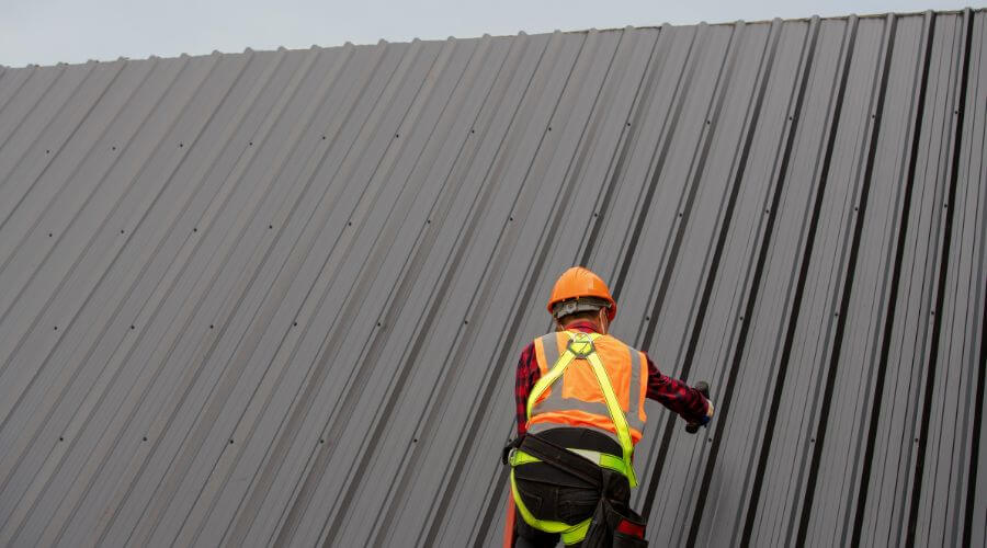 Professional metal roof installation services in New Boston, TX